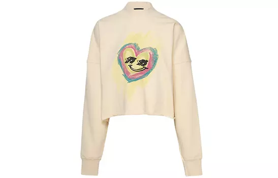 WE11DONE Толстовка унисекс светло-желтая