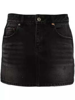 We11done юбка А-силуэта, черный