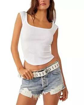 We The Free Футболка "Hummingbird" Free People, слоновая кость/кремовый