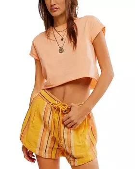 We The Free Футболка The Perfect Tee Free People, оранжевый