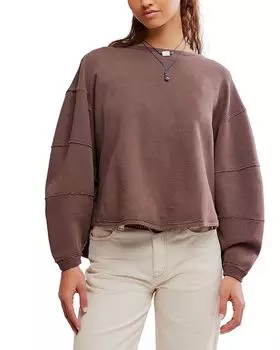 We The Free Футболка Total Eclipse Free People, коричневый