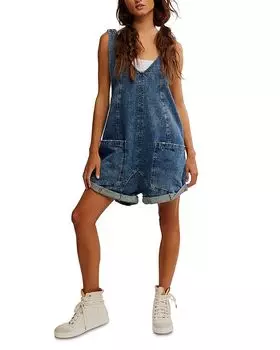 We The Free High Roller Shortall Free People, синий