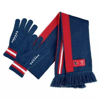 WEAR by Erin Andrews Houston Texans Комплект из шарфа и перчаток
