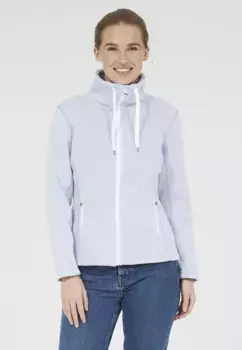 WEATHER REPORT флисовая куртка "ФРЕЙДА" с высоким воротником-стойкой, белый