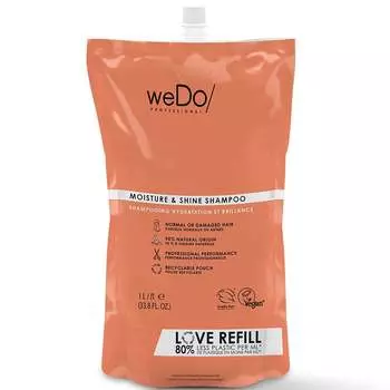 WEDO Moisture&Shine Shampoo Refill, Шампунь для волос, 1000 мл
