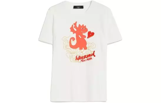 WEEKEND MaxMara Футболка женская белая