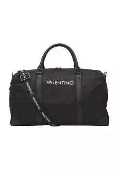 Weekender, принт, внутренние отделения, однотонный VALENTINO, черный