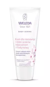 Weleda, крем для младенцев и детей от опрелостей с белой мальвой, 50 мл