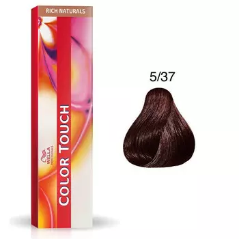 Wella Color Touch 5/37, Полуперманентная краска для волос без аммиака 5/37 60мл