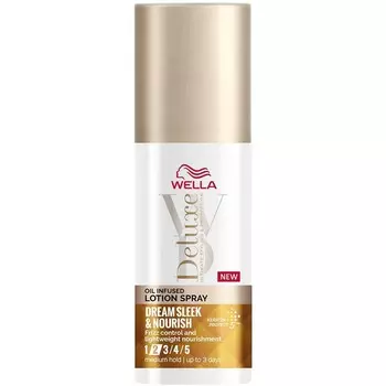 Wella Deluxe Lotion Dream Silk & Nourish увлажняющий лосьон-спрей для укладки волос 150мл
