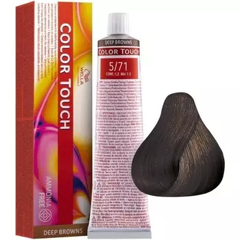 WELLA Деми-перманент Color Touch Светло-коричневый морской пепел Светло-коричневый 60 мл