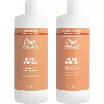 Wella Professionals Invigo Nutri-Enrich Шампунь для сухих поврежденных волос 1л