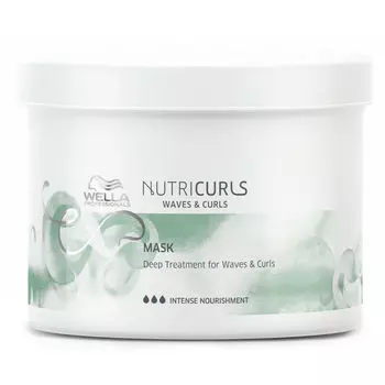 Wella Professionals NutriCurls питательная маска для кудрявых волос, 500 мл