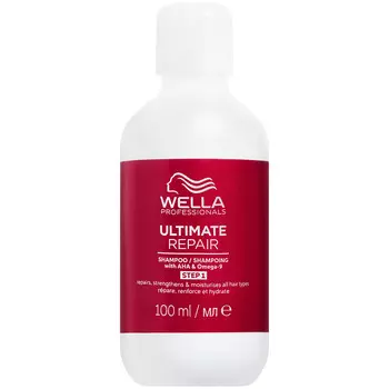 Wella, Ultimate Repair Shampoo, Восстанавливающий шампунь для сухих и поврежденных волос, 100мл