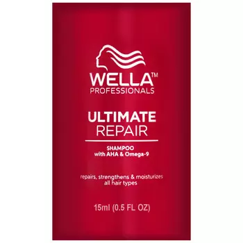 Wella, Ultimate Repair Shampoo, Восстанавливающий шампунь для сухих и поврежденных волос, 15мл