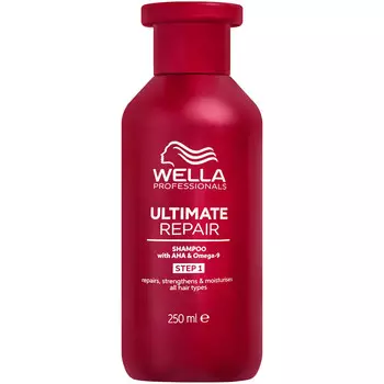 Wella Ultimate Repair Shampoo, Восстанавливающий шампунь для сухих и поврежденных волос, 250мл