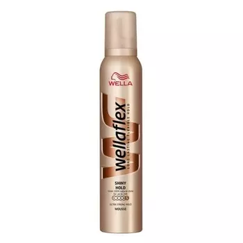 Wella, Wellaflex, мусс для волос для блеска и объема, 200 мл