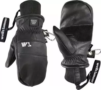 Wells Lamont Мужские полностью кожаные изолированные рабочие рукавицы для экипажа, черный