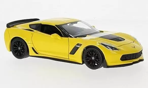 Welly Chevrolet Corvette Z06 Желтый 1:24 24085Желтый