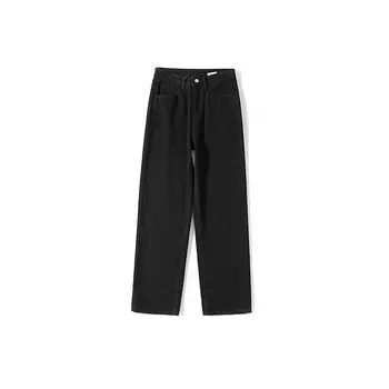 Wen Shan Джинсы женские, Черные брюки)