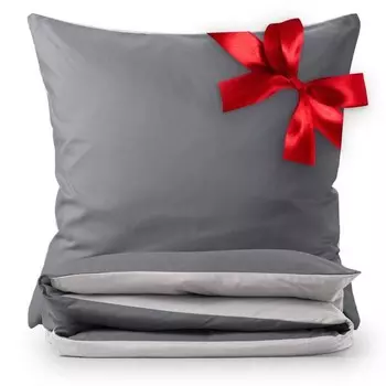 WENDEBETTWSCHE Ebba 4 шт, 135x1x200 см цвет grau & hellgrau