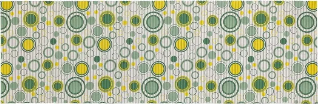 WENKO мягкий пенопластовый коврик для ванной универсальный напольный 65x200 см ретро-дизайн