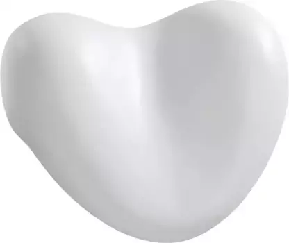 WENKO Подушка под шею "Тропик" для ванны 25х11х20 см, цвет Tropic White