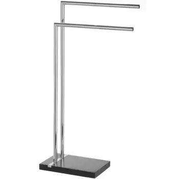 WENKO Полотенцедержатель «Noble Black», цвет schwarz/chromfarben