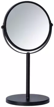 WENKO Зеркало "Ассизи", (1 шт.) 18,5 см, черный