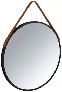WENKO зеркало "Борроне", : 40 см 40 см, 40 см, черный