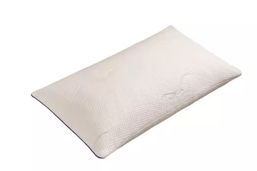 Werkmeister Мягкая подушка с латексными хлопьями, приятная и приятная 70 х 40 см - верхний чехол можно стирать на молнии