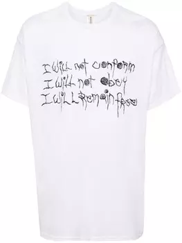 WESTFALL футболка с графичным принтом, белый