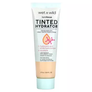 wet n wild, Barefocus, увлажняющий тональный крем, 1114060 Fair, 27 мл (0,91 жидк. унц.)