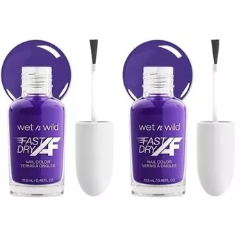Wet N Wild Быстросохнущий лак для ногтей Цвет Фиолетовый Married In Royal Wet 'N' Wild