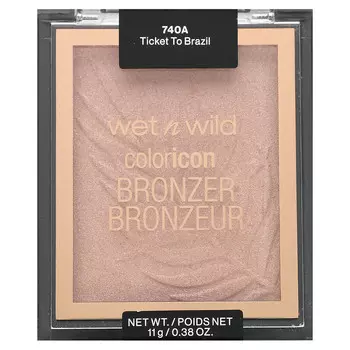 wet n wild, ColorIcon, бронзер, билет на самолет 740A в Бразилию, 11 г (0,38 унции)