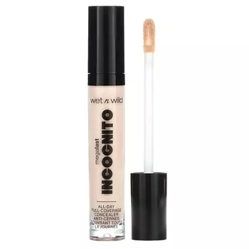 Wet n Wild Консилер полного покрытия MegaLast Incognito All-Day 1111894 Fair Beige, 0,18 жидких унций (5,5 мл)