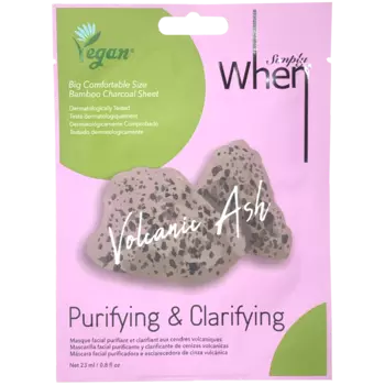 When Simply Vegan очищающая маска для лица, 23 мл