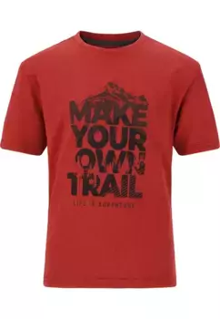 WHISTLER Футболка "Хитч", из чистого хлопка, красный