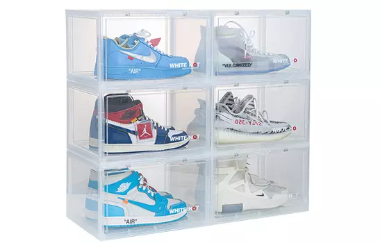 WHITE HOT Коробка для хранения обуви, Черный