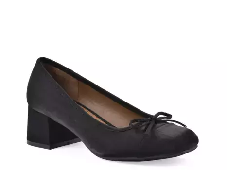 White Mountain Lately Pump, черный мерцающий