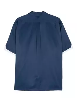 White Mountaineering многослойная рубашка, синий