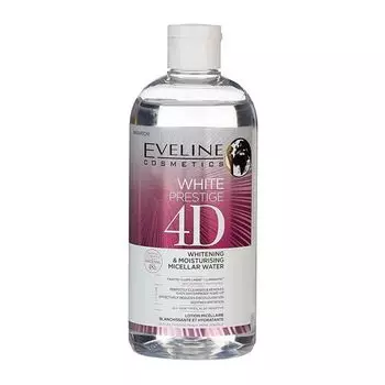 White prestige 4d отбеливающая и увлажняющая мицеллярная вода Eveline, 400 мл