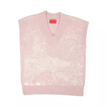 Who Decides War Duality Жилет-свитер-жилет Фиолетовый