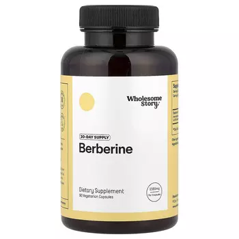 Wholesome Story, Берберин, 90 вегетарианских капсул (500 мг на капсулу)