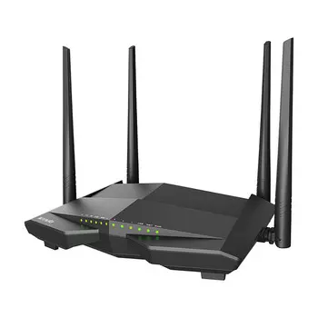 Wi-Fi роутер Tenda V12, AC1200, чёрный