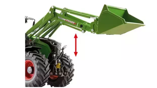 Wiking 1:32 Fendt 724 Vario с фронтальным погрузчиком Cargo 6100