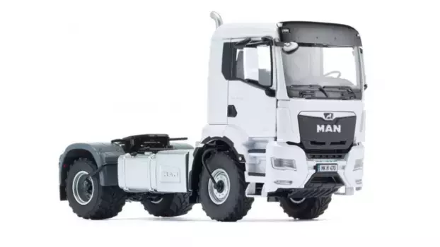 Wiking 1:32 MAN TGS 18510 4x4 BL 2-осный трактор белый