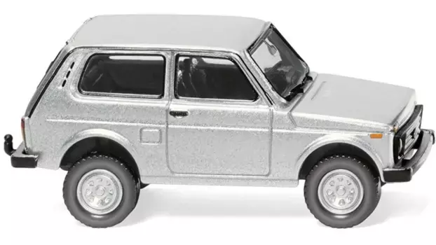 Wiking Лада Нива серебристый металлик