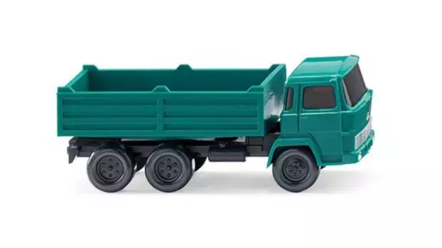 Wiking Масштаб 1:160 бортовой самосвал (Magirus) голубой