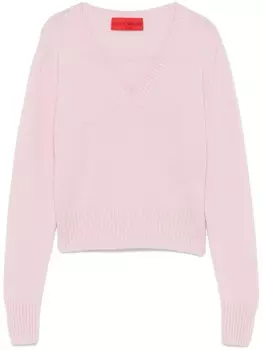 Wild Cashmere свитер с V-образным вырезом, розовый